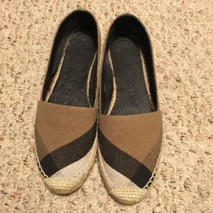 100% Authentic Burberry Espadrilles